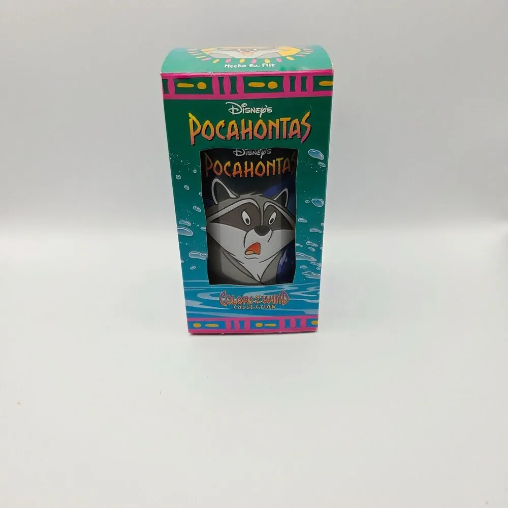 1994 Disney Pocahontas Meeko Burger King Collector Series Tumbler Vintage Cup